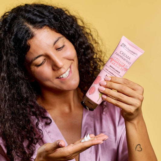 La Saponaria Curl Reviving Cream, Anti-Frizz, Leave-In, Curly Hair, Strengthing, Sotftening, Natural, Vegan, Cruelty-Free, Bio Plastic, Organic, 150Ml