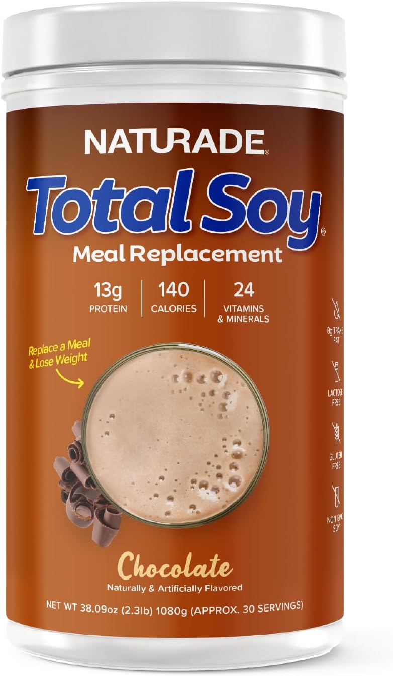 Naturade Pure Soy Meal Replacement, Whole Chocolate, 17.8 Ounces