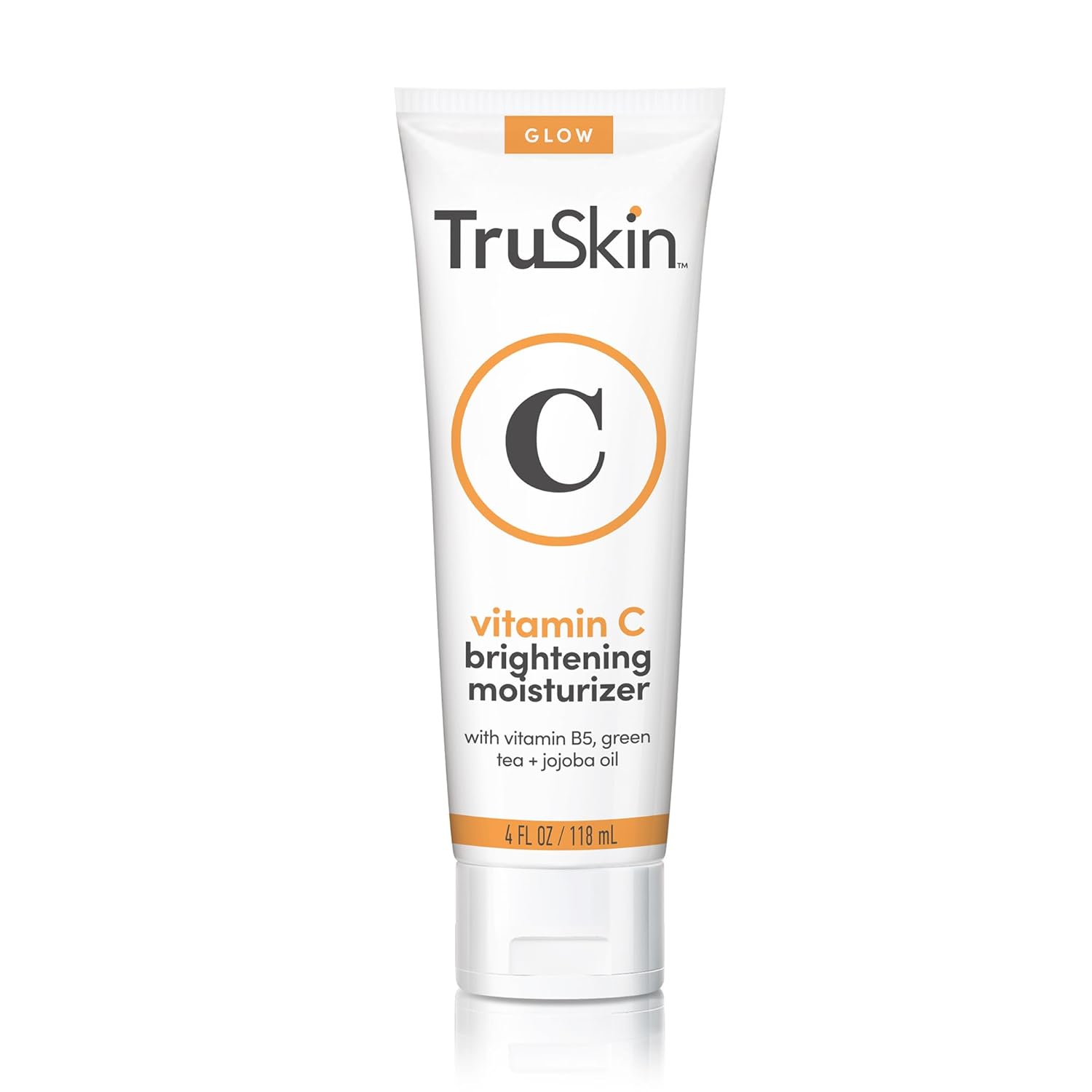 Truskin Vitamin C Face Moisturizer For Women – Brightening, Anti Aging, Hydrating, Skin Wrinkle Cream, Dark Spot Corrector – Vitamin B5, Vitamin E, Jojoba Oil, Aloe Vera & Green Tea, 4 Fl Oz