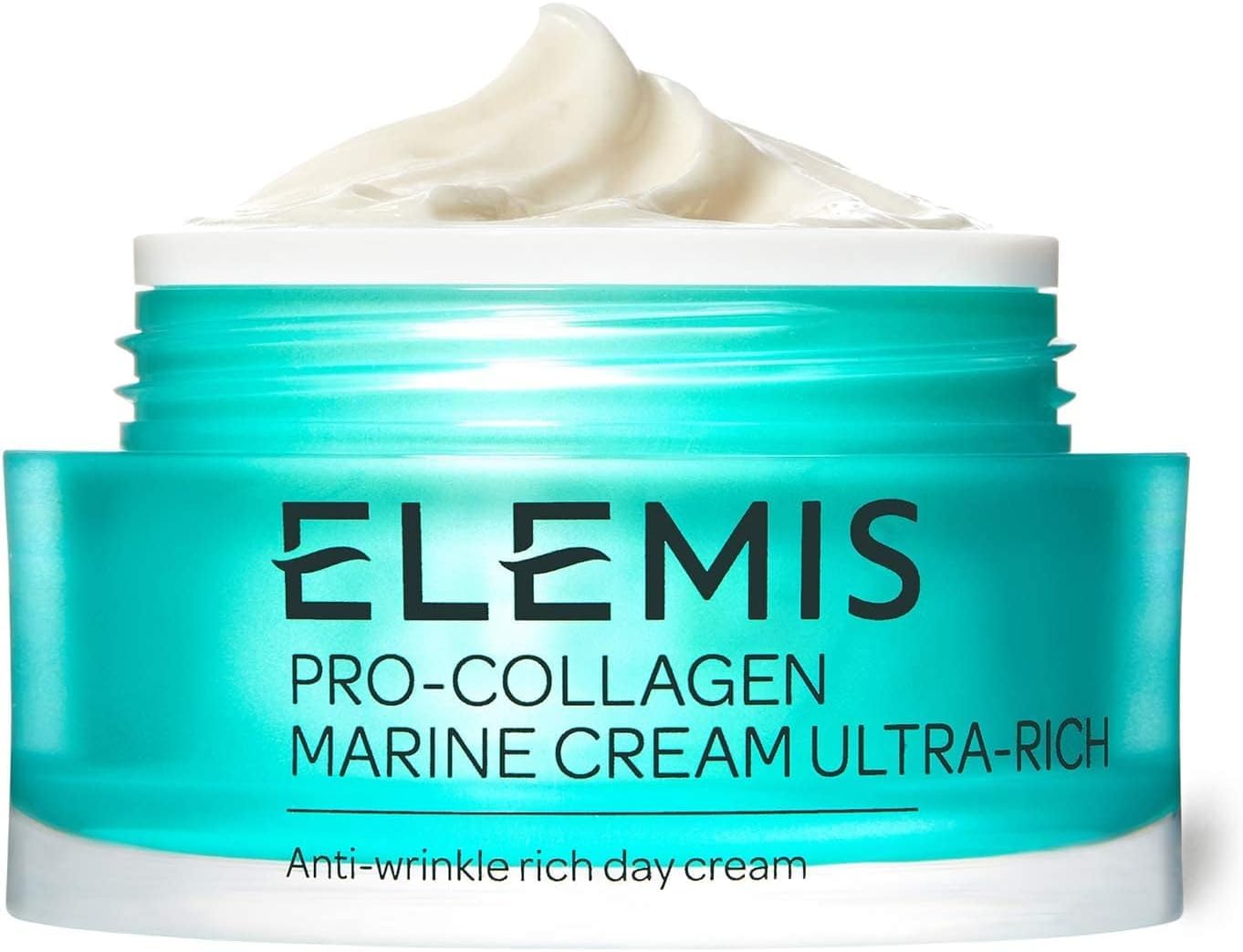 Elemis Pro-Collagen Ultra-Rich Marine Cream, 50Ml – Intensely Hydrating Daily Anti-Wrinkle Cream For All Skin Types, Firms, Smooths & Nourishes Dry Skin, Anti-Aging Moisturizer Face Cream