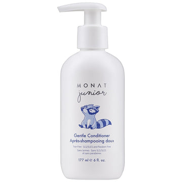 MONAT Junior™ Gentle Conditioner - A safe and gentle Anti Frizz Hair Conditioner for children that rinses out quickly. All Natural Tear-free, Sulfate & Paraben-free - Net Wt. 177 ml e / 6 fl. Oz