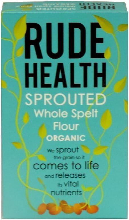 Rude Health - Sprouted Whole Spelt Flour - 500G : Grocery & Gourmet Food
