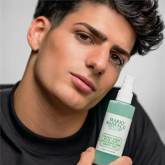 Mario Badescu Facial Spray 2 Piece Set, Includes Aloe, Chamomile & Lavender Face Mist Plus Aloe, Cucumber, Green Tea Face Mist For All Skin Types, Dewy Finish, 4 Fl Oz, 2 Count (Pack Of 1) : Beauty & Personal Care