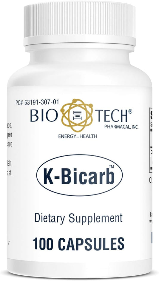 Bio-Tech Pharmacal Potassium Dietary Supplement (K-Bicarb, 100 Count)