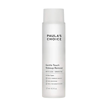 Paula'S Choice Gentle Touch Oil Free Waterproof Makeup Remover, Aloe & Green Tea, Non-Irritating, 4.3 Ounce