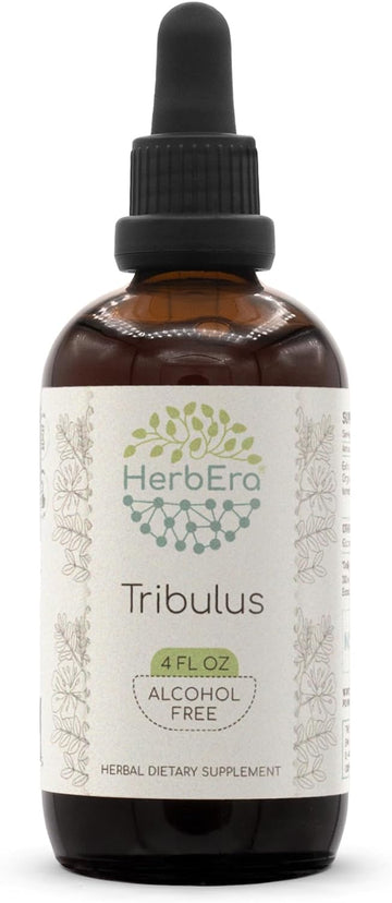 Tribulus B120 Alcohol-Free Herbal Extract Tincture, Concentrated Liquid Drops Natural Tribulus (Tribulus Terrestris) Dried Fruit (4 fl oz)