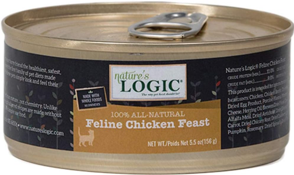 Nature's Logic Feline Chicken Feast, 24/5.5oz