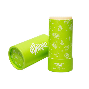 Ethique Nourishing Coconut & Lime Butter Block - Moisturizing Tube - Plastic-Free, Vegan, Cruelty-Free, Eco-Friendly, 3.53 Oz (Pack Of 1)