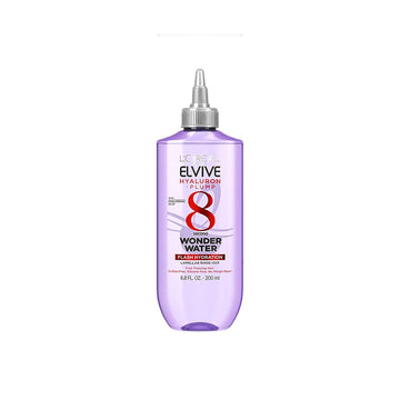 L'Oreal Paris Elvive Hyaluron Plump Flash Hydration Wonder Water Hair Rinse, 8 Second Hydrating Hair Care Treatment For Soft, Shiny Hair, 6.8 Fl Oz