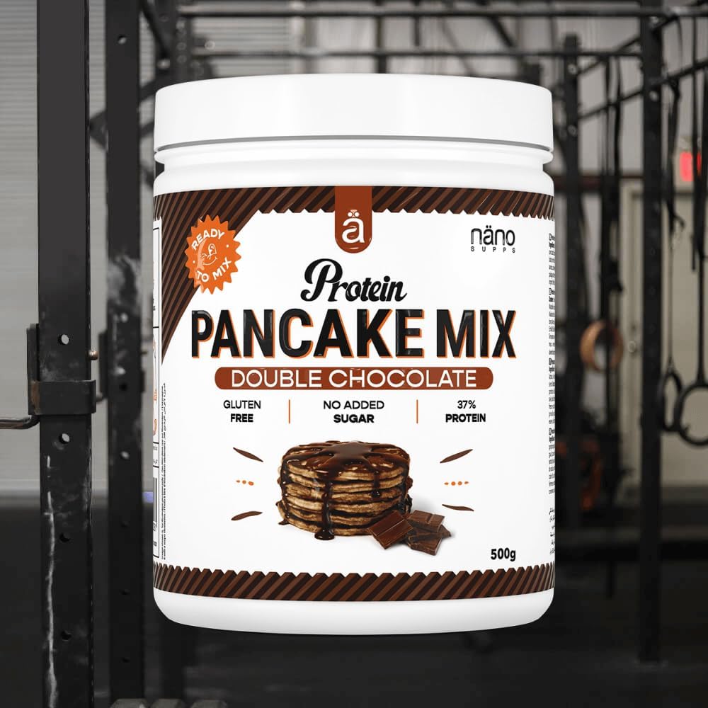 Nanosupps Protein Pancake Mix (500G) Double Chocolate - Functional Food - Protein-Rich Foods