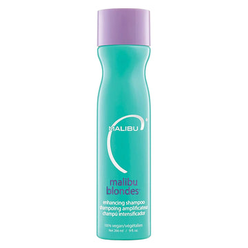 Malibu C Blondes Enhancing Shampoo - Revitalizing Purple Shampoo For Hair Health + Brilliancy - Sulfate-Free, Moisturizing Blondes Shampoo