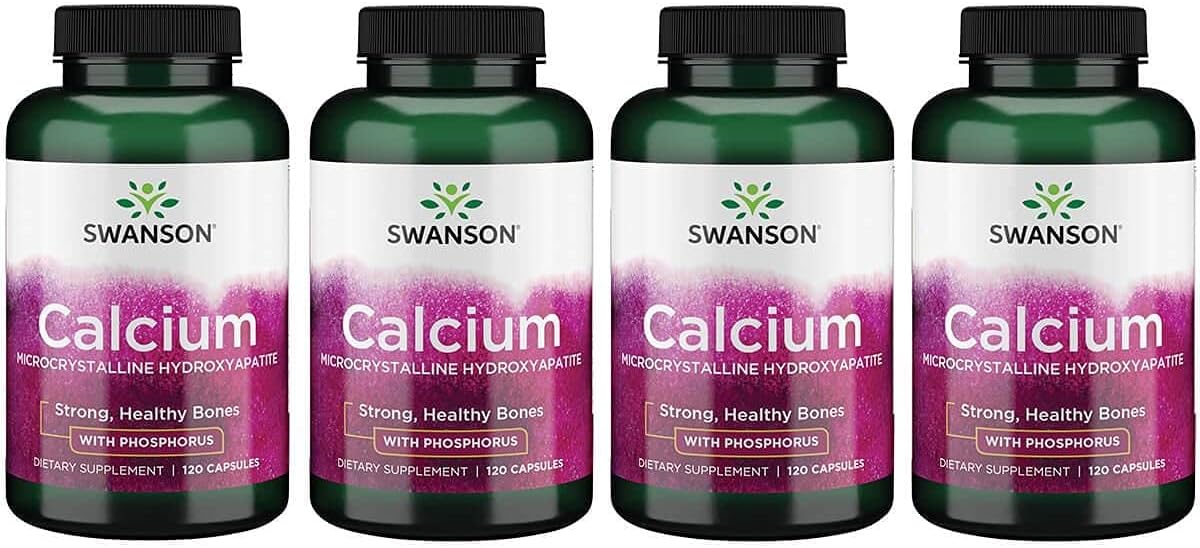 Swanson Boneology Superior Form Calcium 167 Milligrams 120 Capsules (4 Pack)