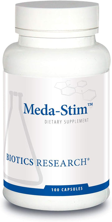 Biotics Research MEDA Stim Supports Endocrine Function, Nutritional Support for The Thyroid Gland, Healthy T3, T4, Thyroxine Levels, Metabolic Health. Contains Iodine, Selenium, Magnesium, 100 Caps