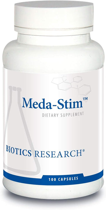 Biotics Research Meda Stim Supports Endocrine Function, Nutritional Support For The Thyroid Gland, Healthy T3, T4, Thyroxine Levels, Metabolic Health. Contains Iodine, Selenium, Magnesium, 100 Caps