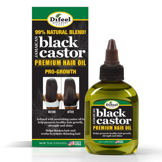 Difeel Superior Growth Jamaican Black Castor Premium Hair Oil 2.5 Oz