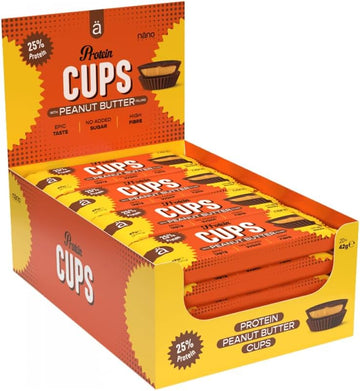 Nanosupps Protein Peanut Butter Cups (20X42G) Milk Chocolate - Functional Food - Protein Snacks