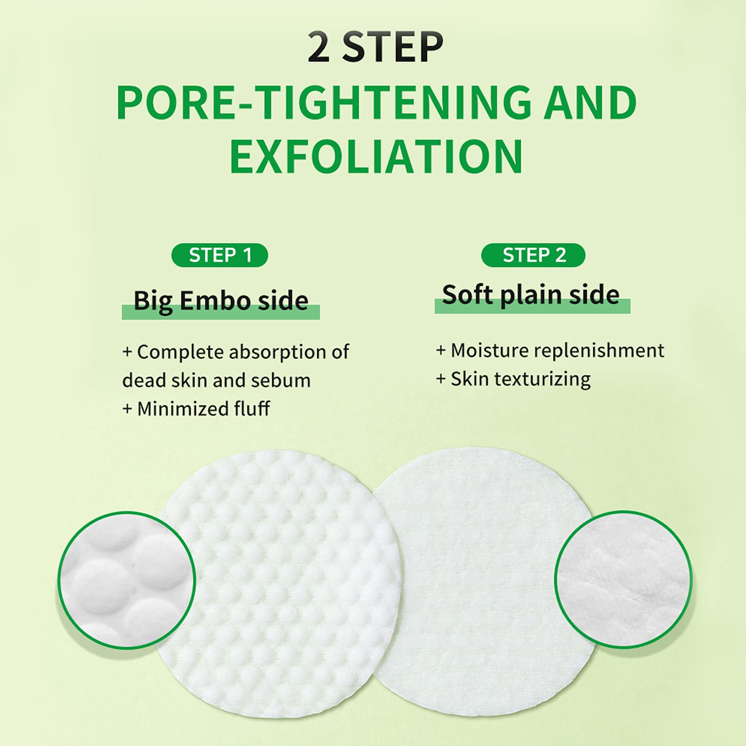 Wellage Cica Calming Pore Tightening Exfoliating Toner Pads 70 Pads - With Centella Asiatica, Pha, Lha, And Madecassoside, Facial Pads For Moisturizing And Soothing