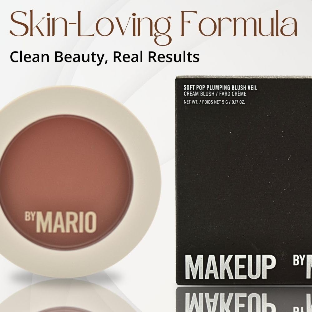 Makeup By Mario Soft Pop Plumping Blush Veil Barely Blushing : Beauty & Personal Care