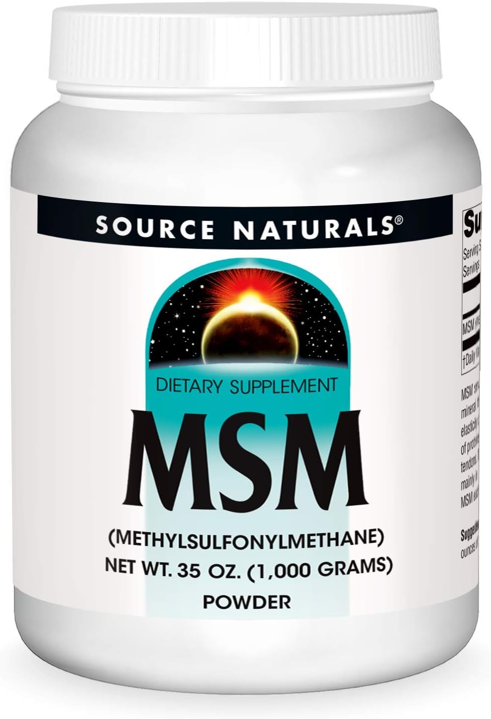 Source Naturals Msm (Methylsulfonylmethane) - Powder 35 Ounce2.18 Poun