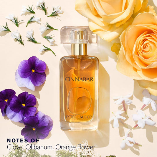 Estée Lauder Cinnabar Eau De Parfum Spray With Notes Of Jasmine, Orange Flower & Clove | Women'S Perfume, 1.7 Fl Oz