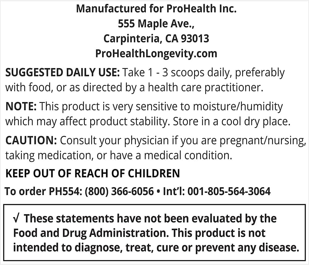 ProHealth Longevity TMG Pro 100 Grams Bulk Powder (Trimethylglycine - 