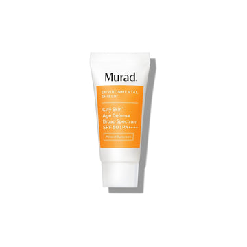 Murad Environmental Shield City Skin Age Defense Broad Spectrum Spf 50-100% Mineral Sunscreen - Blue Light Defense - Spf 50 Environmental Defense Sunscreen - Light Sunscreen For Face