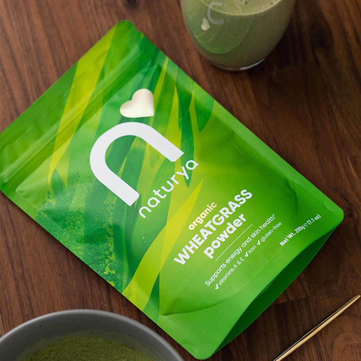 Naturya Organic Wheatgrass Powder 200g (Case of 6)