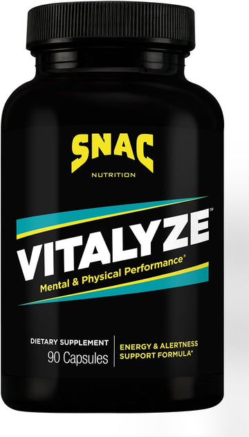 Snac Vitalyze Mental Alertness And Physical Performance Energy Enhancer, 90 Capsules