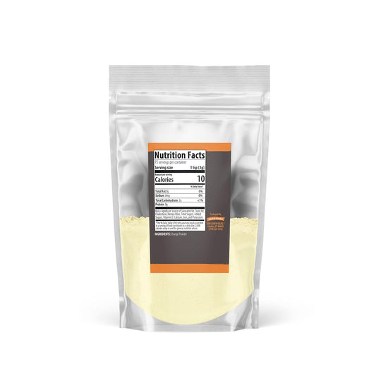 Birch & Meadow 8 Oz, Orange Powder, Light & Sweet, From Juice