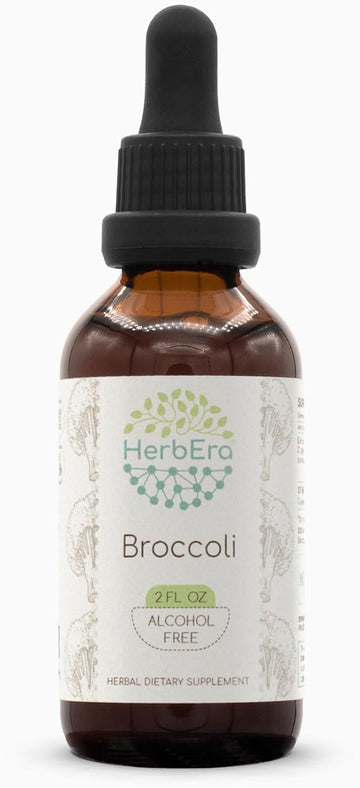 Broccoli B60 Alcohol-Free Herbal Extract Tincture, Concentrated Liquid Drops Natural Broccoli (Bao Zi Gan Lan, Brassica Oleracea) 2 Fl Oz