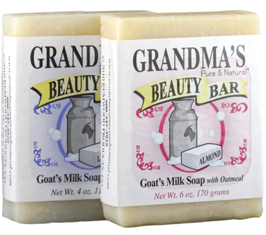 Grandma'S Beauty Soap Bar - 4.0 Oz Lavender Face & Body Wash With Moisturizing Goat'S Milk & Soothing Oatmeal - 61127 : Bath Soaps : Beauty & Personal Care