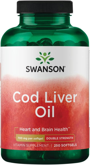 Swanson Cod Liver Oil - Wellness Supplement Promoting Bone, Skin Healt