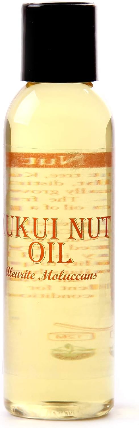 Mystic Moments | Kukui Nut Carrier Oil 250ml - Pure & Natural Oil Perfect for Hair, Face, Nails, Aromatherapy, Massage and Oil Dilution Vegan GMO Free