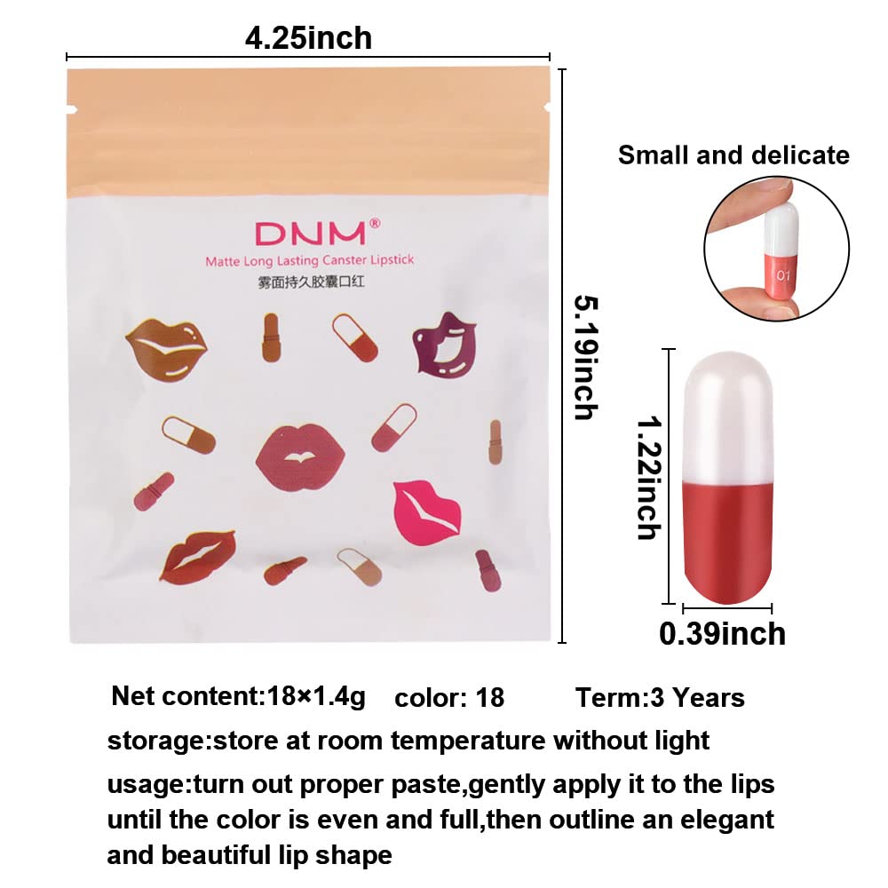 Bingbrush 12Pcs Mini Capsule Makeup Lipstick Set, Women Nude Brown Dark Red Matte Matt Lipsticks Cute Lip Stick Purse Set Labiales Matte Larga Duracion 24 (B-12 Pcs Mini Lipstick 02#, B)