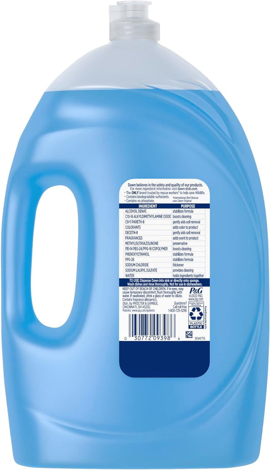 Dawn® Ultra Dishwashing Liquid, Original, 70 Oz, Blue