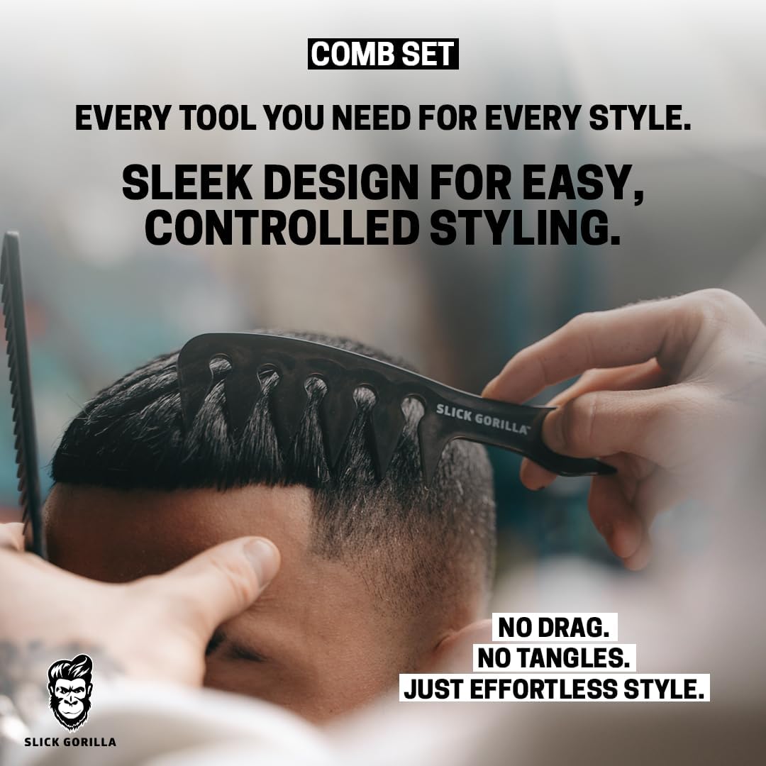 Slick Gorilla Comb Set (Hair Styling Powder 20g + Comb) : Amazon.co.uk: Beauty