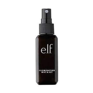 E.L.F. Illuminating Mist & Set, Refreshing Setting Spray For A Lasting Radiant Finish, Infushed With Green Tea & Vitamin A, Vegan & Cruelty-Free