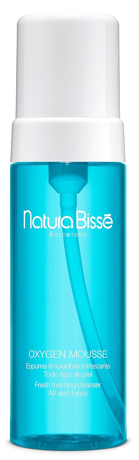 Natura Bissé Oxygen Mousse | Fresh Foaming Cleanser | Cleanses, Mattifies & Unclogs Pores | For All Skin Types, 5.3 Oz
