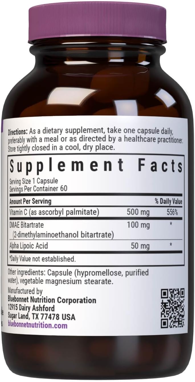 Bluebonnet Age-Less Skin Formula Capsules, 60 Count : Health & Household