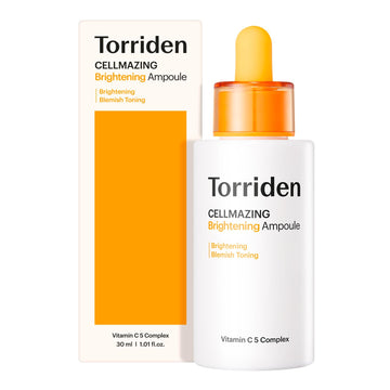 Torriden Cellmazing Vita C Ampoule 1.01 Fl. Oz | Refining Sagging Pores And Skin Texture With 5D Vitamin C, A Seaweed Complex, And Panthenol | Korean Skin Care