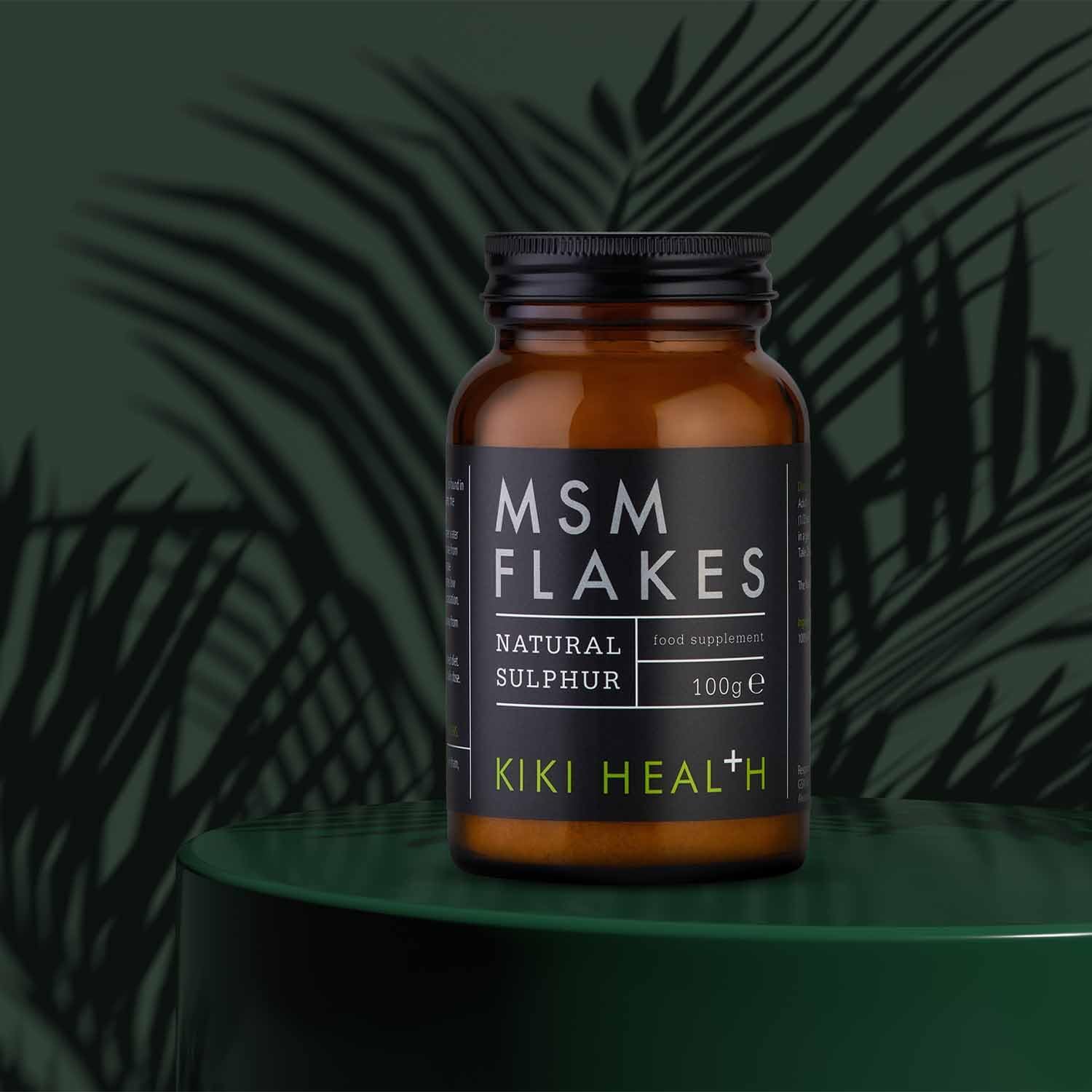 KIKI Health Natural MSM Flakes Supplement- Pure Sulphur for Joints, Skin, Hair & Nails - No Additives Easy Formulation - 99.9% Purity - Water-Soluble, Gluten-Free & Vegan-Friendly MSM Flakes : Amazon.co.uk: Health & Personal Care