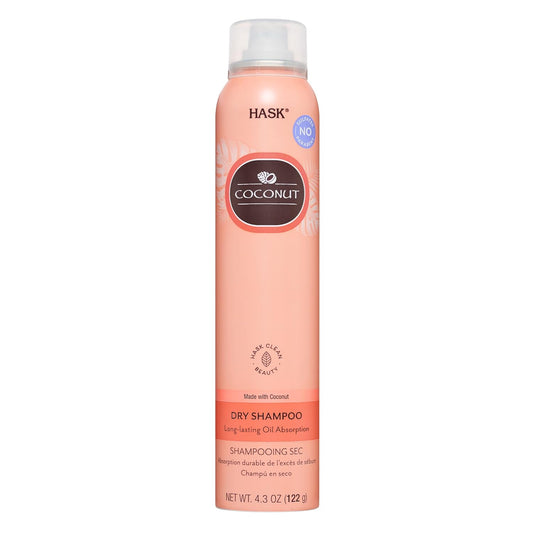 Hask Coconut Nourishing Dry Shampoo Kits For All Hair Types, Aluminum Free, No Sulfates, Parabens, Phthalates, Gluten Or Artificial Colors (4.3Oz-Qty2)