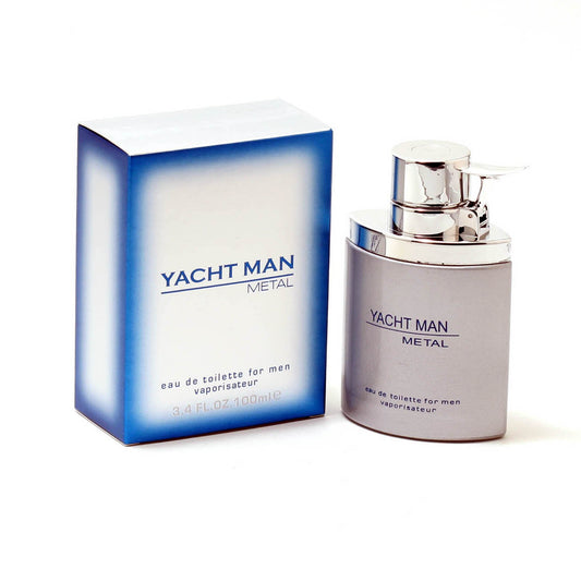 Yacht Man Metal For Men By Myrurgia - Edt Spray 3.4 Oz : Eau De Toilettes : Beauty & Personal Care