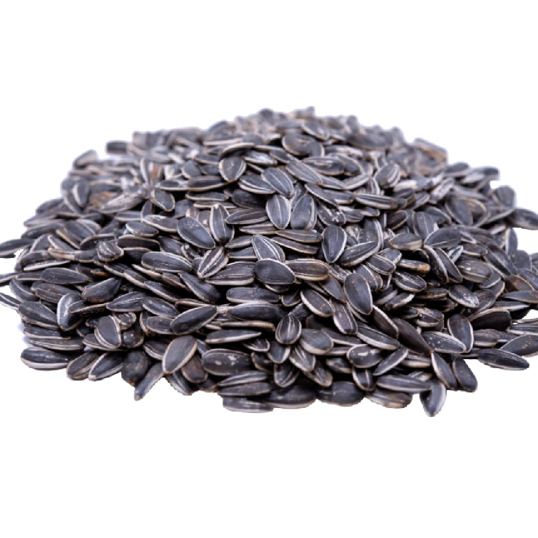 Dry Roasted & Unsalted Whole Sunflower Seeds by GERBS - 2LB. Deal. Non GMO - Certified Top 10 Allergen Free - Country of Origin USA