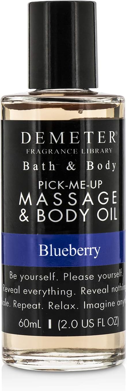 Demeter Fragrance Library 2 Oz Massage & Body Oil – Blueberry : Beauty & Personal Care