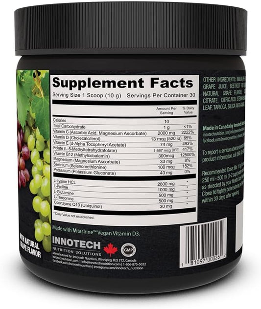 INNOTECH Nutrition: CardioFlex q10 Grape - 360 g