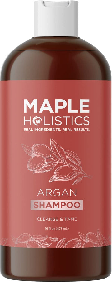 Argan Oil Shampoo for Dry Hair - Sulfate Free Shampoo for Damaged Hair and Frizz with Argan Oil for Hair - Volumizing Shampoo for Hair Shine and Volume Featuring Ultra Moisturizing Natural Oils