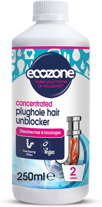 Ecozone Plughole Hair Unblocker