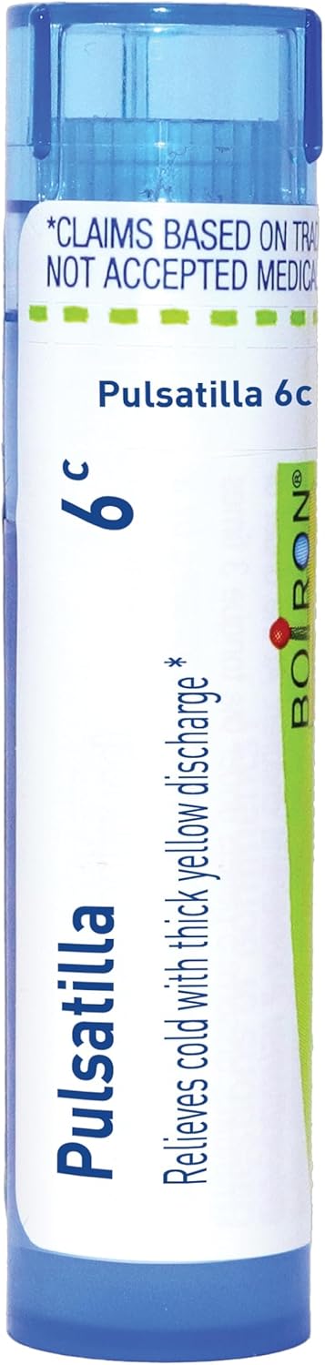 Boiron Pulsatilla 6C Homeopathic Medicine For Colds - 80 Pellets