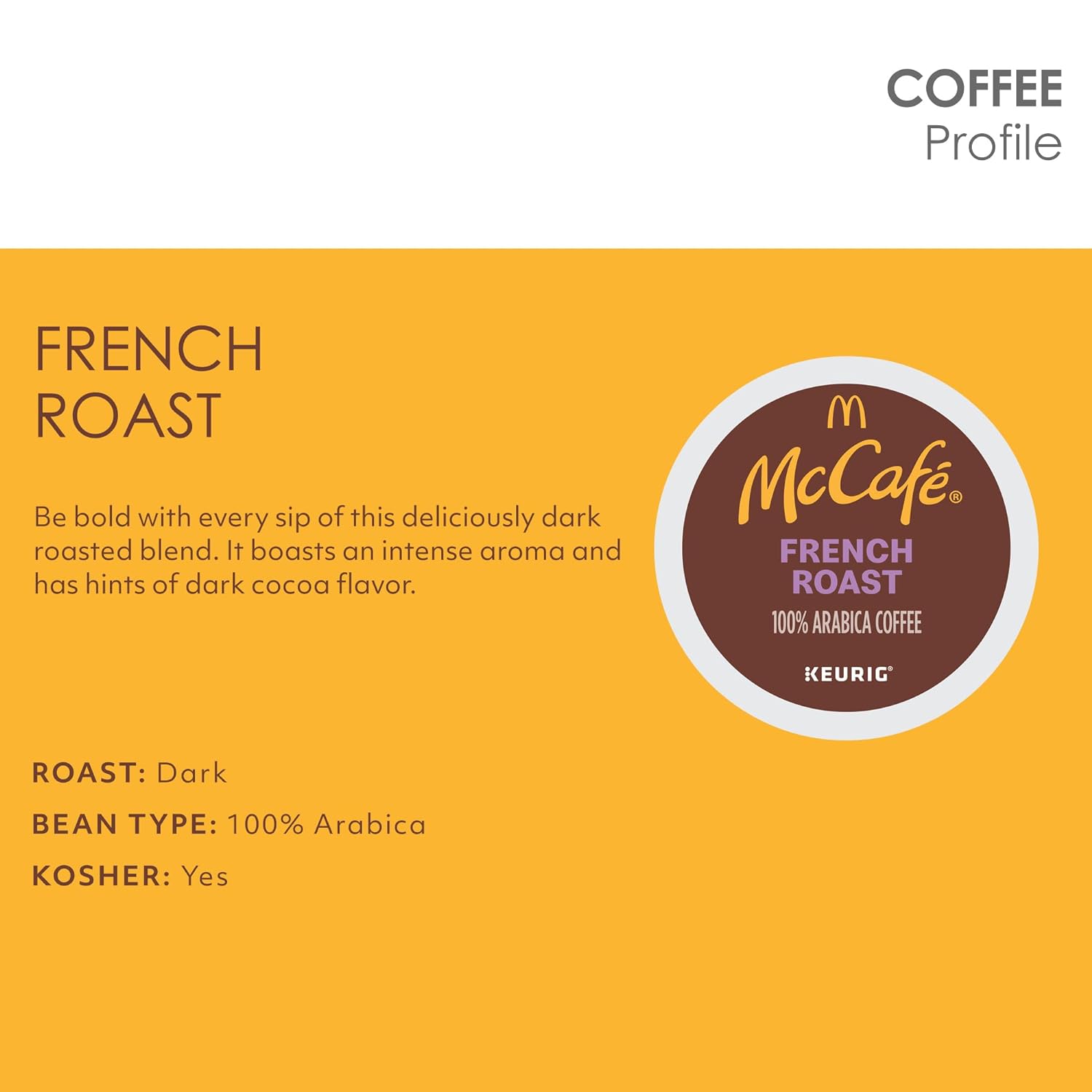 McCafe French Roast K-Cup Coffee Pods , 84 Count (Pack of 1) : Everything Else